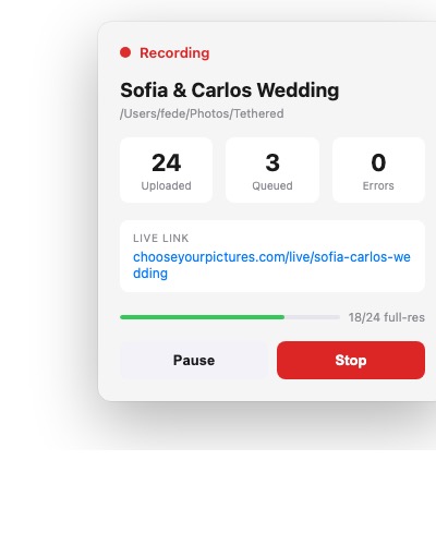 ChooseYourPictures Live app for Mac
